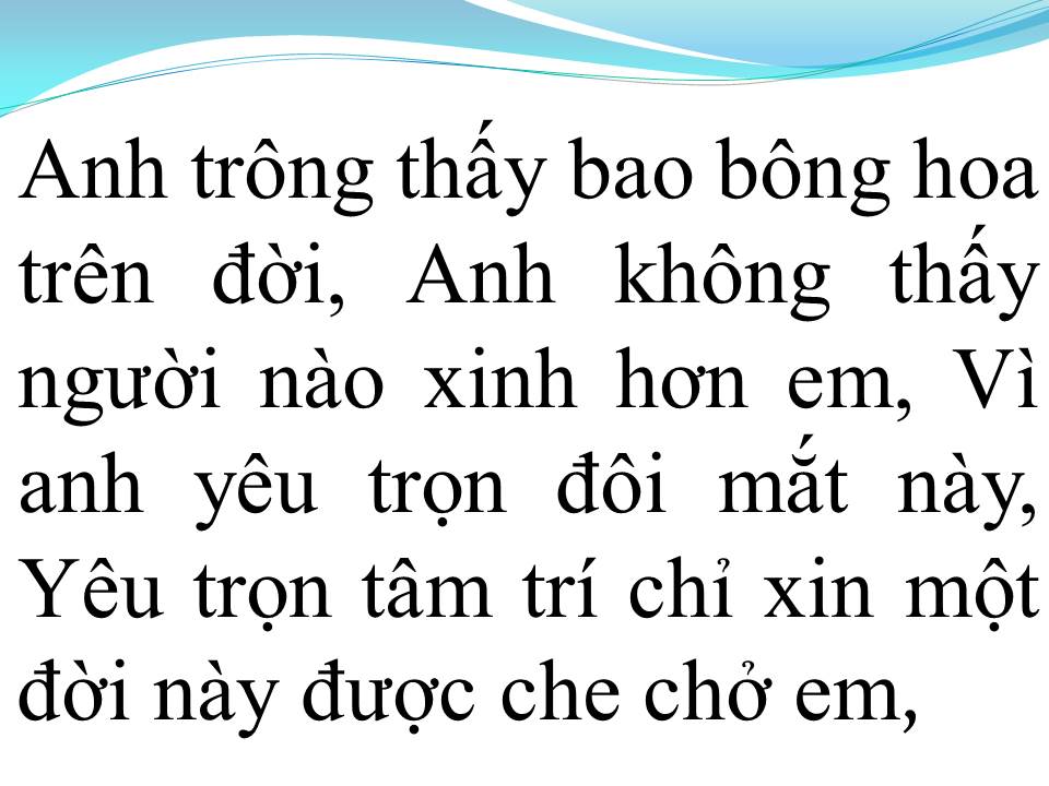 Lời bài hát ĐIỀU ANH BIẾT