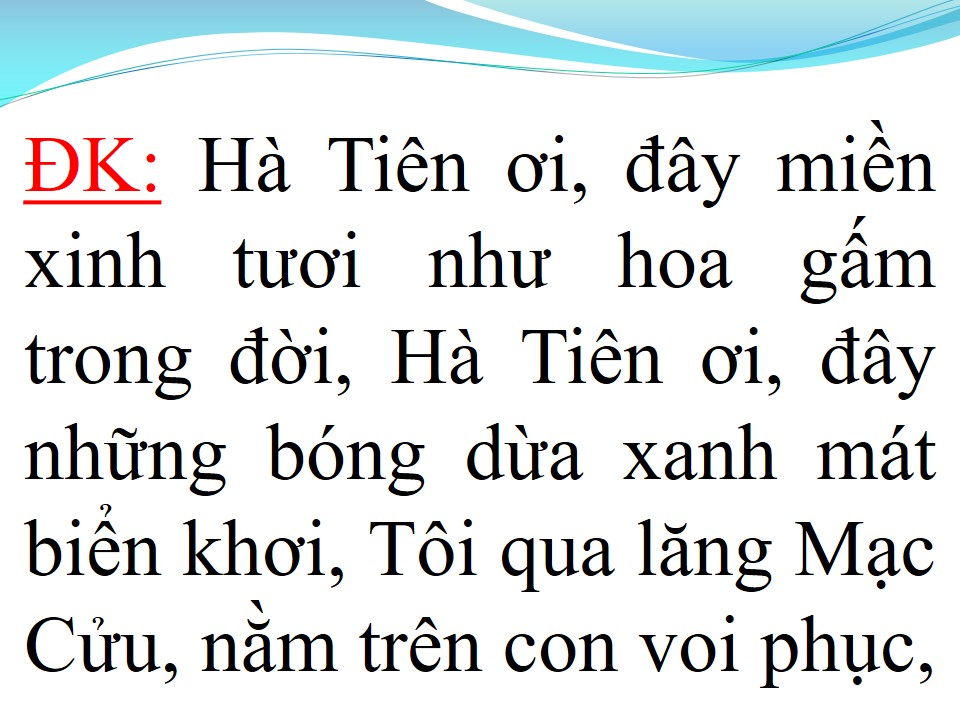 Lời bài hát HÀ TIÊN