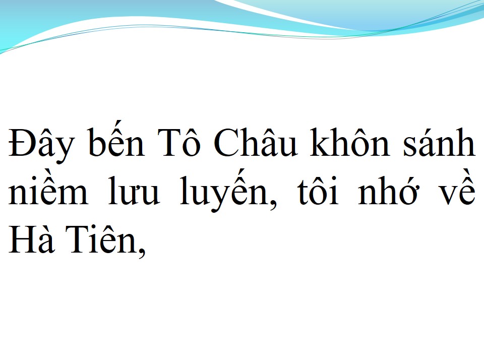 Lời bài hát HÀ TIÊN