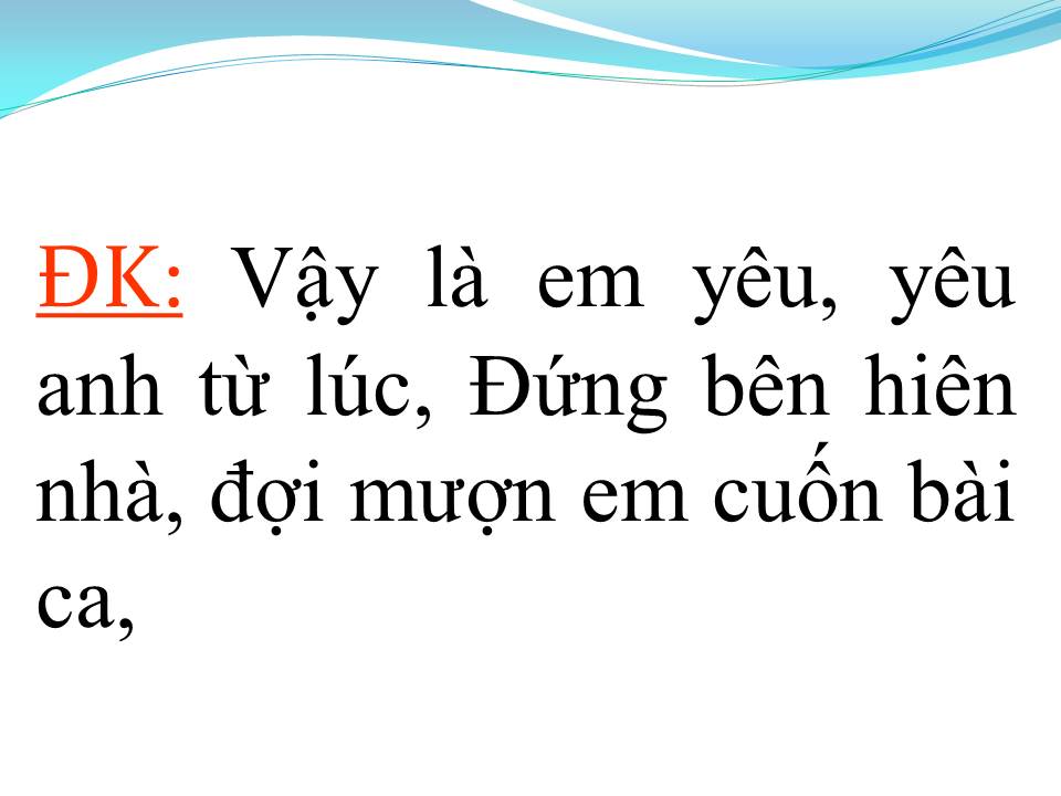 Lời bài hát HAI ĐỨA MÌNH YÊU NHAU