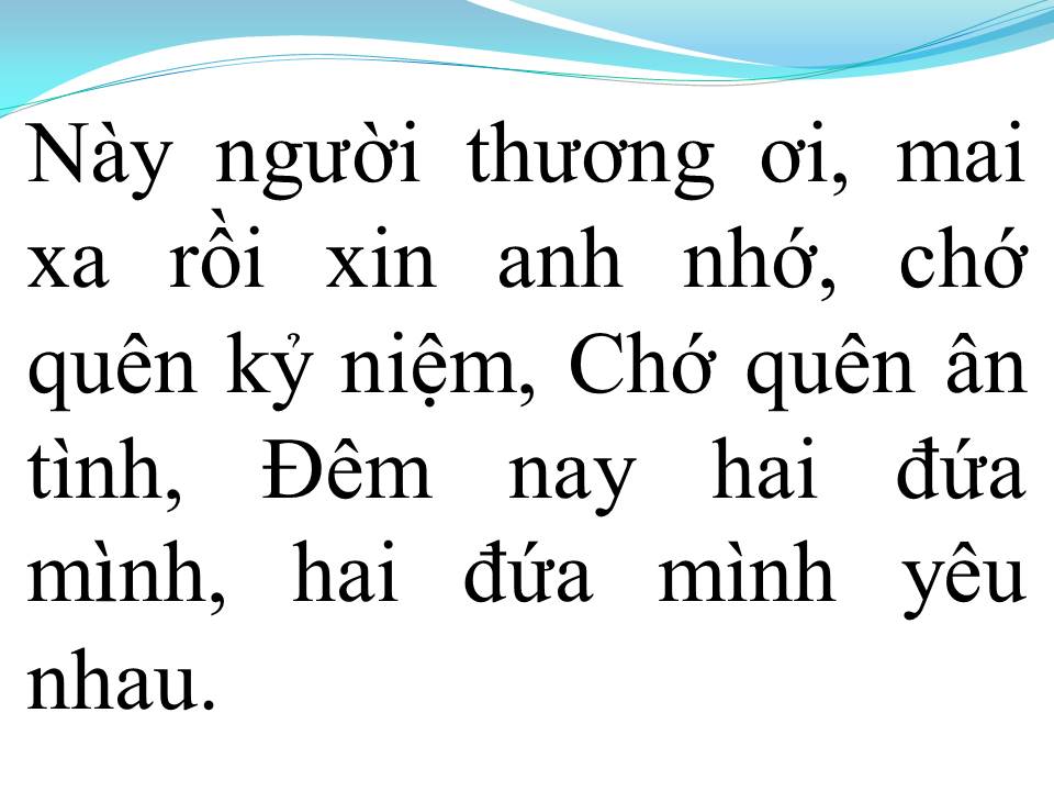 Lời bài hát HAI ĐỨA MÌNH YÊU NHAU