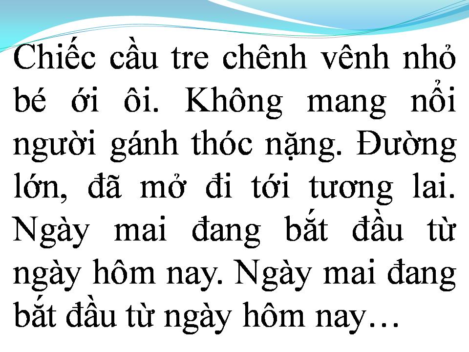Lời bài hát HÁT VỀ CÂY LÚA HÔM NAY
