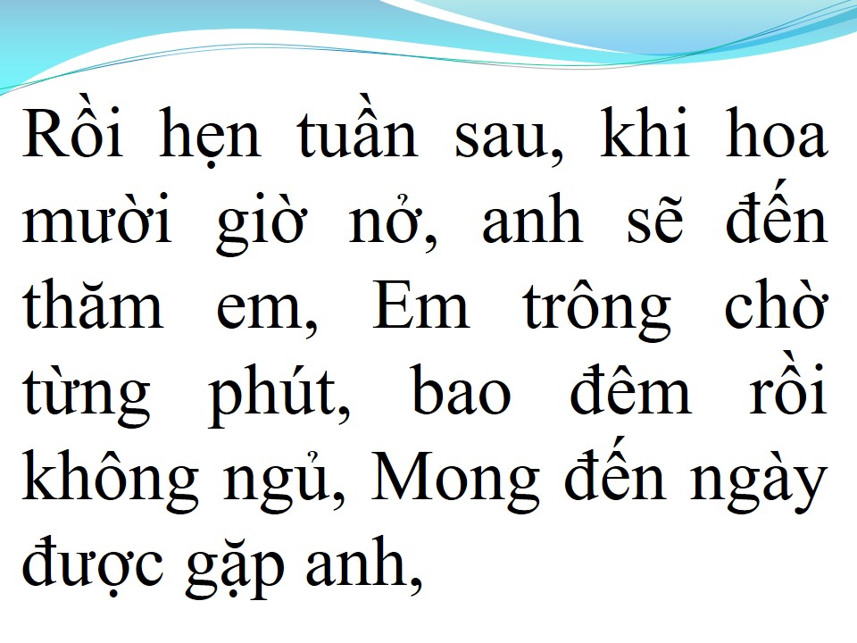 Lời bài hát HOA MƯỜI GIỜ
