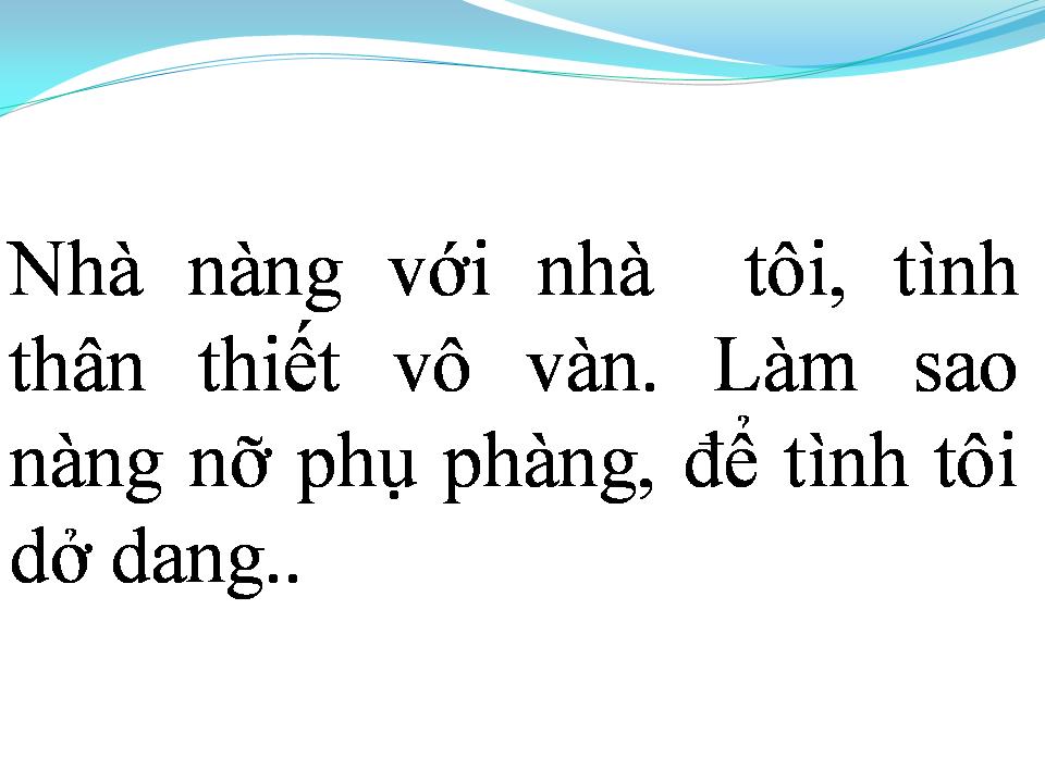 Lời bài hát HOA SỨ NHÀ NÀNG