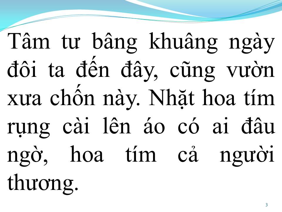 Lời bài hát HOA TÍM NGƯỜI XƯA