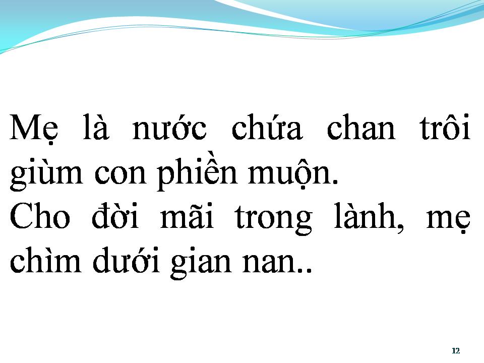 Lời bài hát HUYỀN THOẠI MẸ