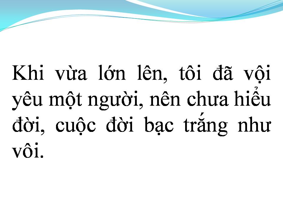 Lời bài hát TÂM SỰ ĐỜI TÔI