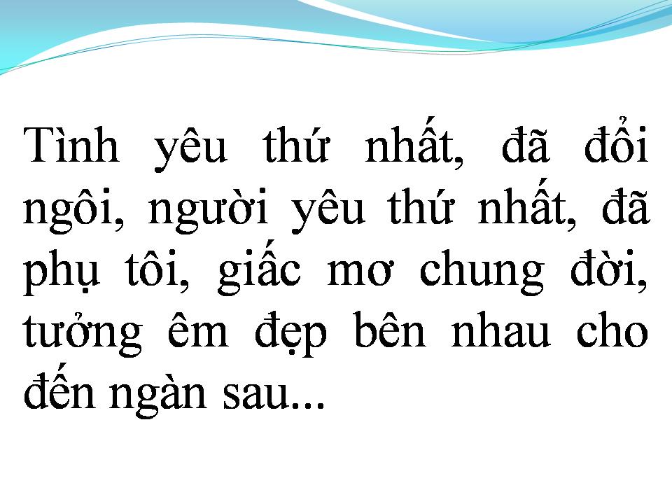 Lời bài hát TÂM SỰ ĐỜI TÔI