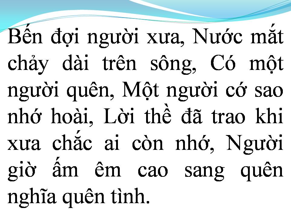 Lời bài hát THÀ NGƯỜI ĐỪNG HỨA