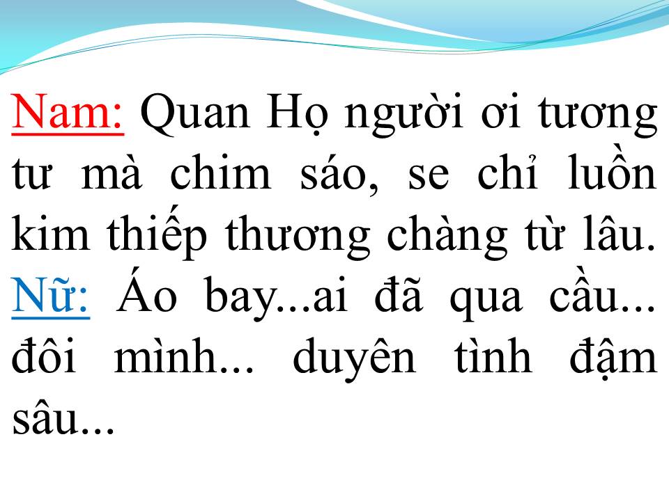 Lời bài hát THƯƠNG NHAU LÝ TƠ HỒNG (SONG CA)