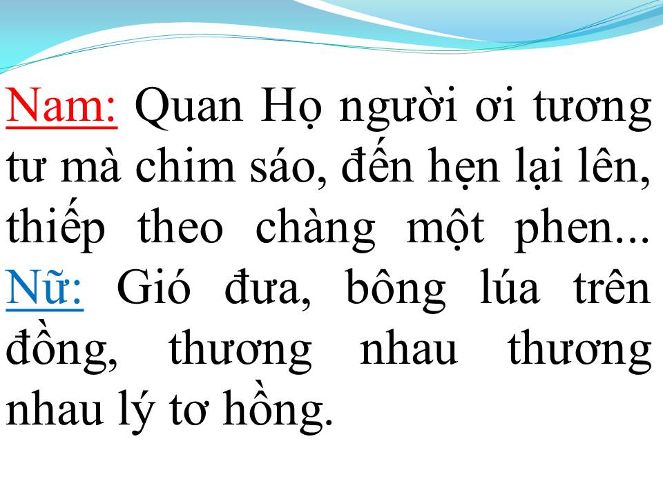 Lời bài hát THƯƠNG NHAU LÝ TƠ HỒNG (SONG CA)
