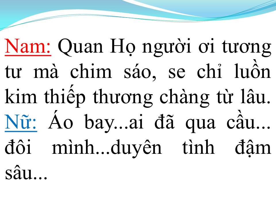 Lời bài hát THƯƠNG NHAU LÝ TƠ HỒNG (SONG CA)