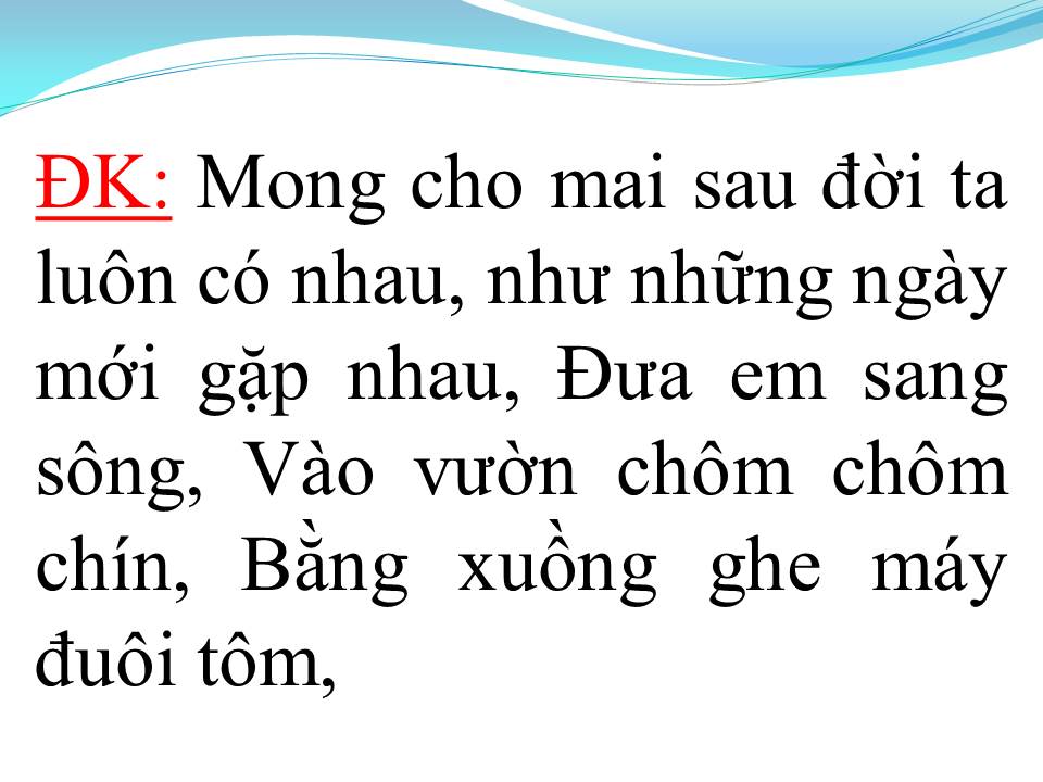 Lời bài hát TÌNH ĐẸP MÙA CHÔM CHÔM