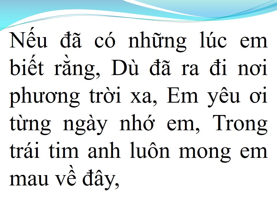 Lời bài hát TÌNH NHẠT PHAI