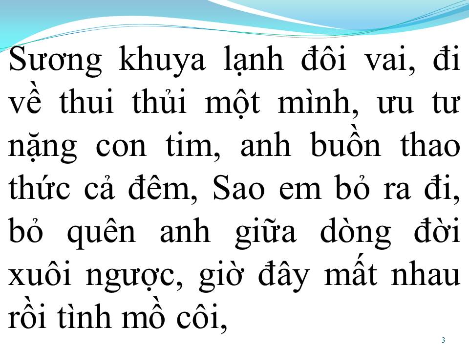 Lời bài hát TỘI TÌNH