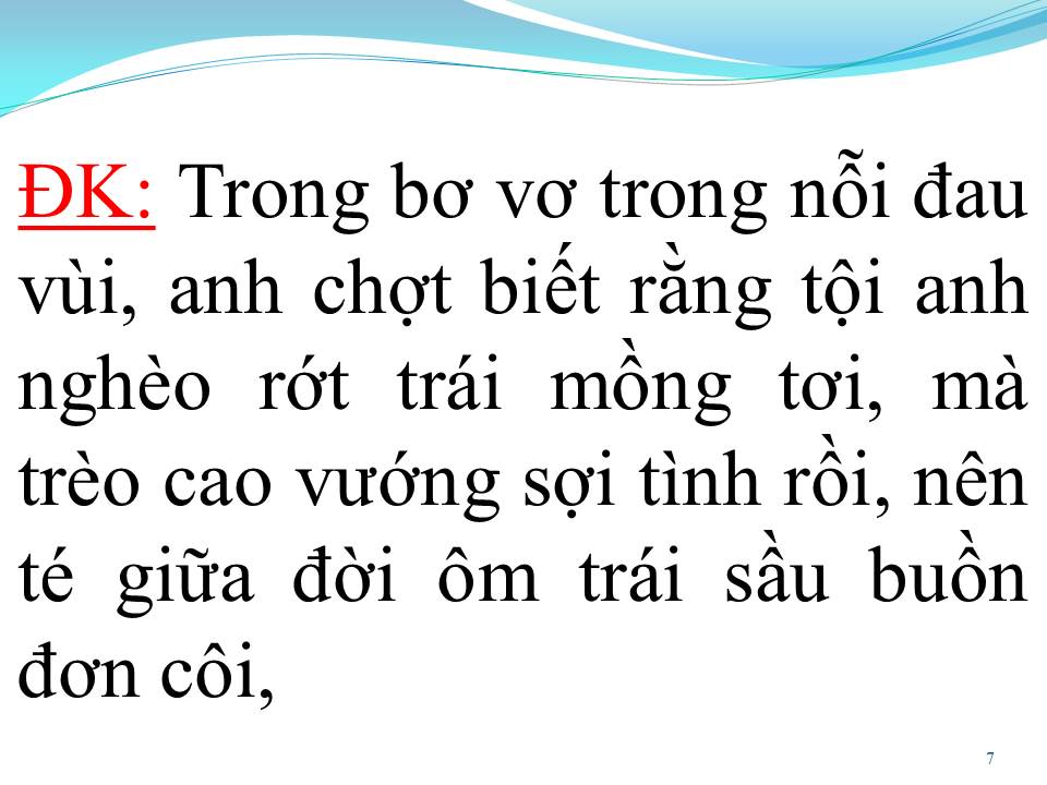 Lời bài hát TỘI TÌNH