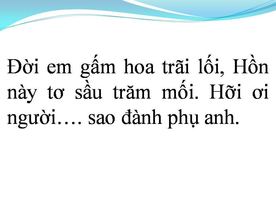Lời bài hát TỦI PHẬN