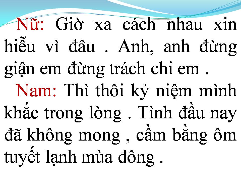 Lời bài hát TUYẾT LẠNH