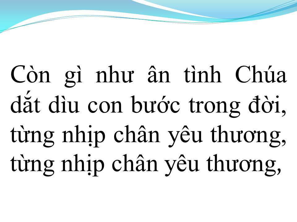Lời bài hát BAO LA TÌNH CHÚA