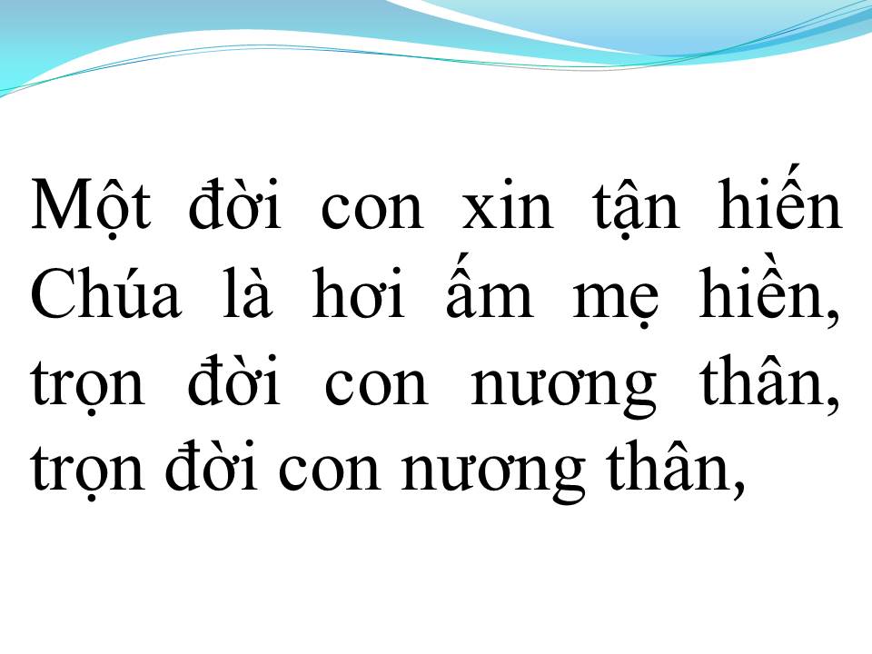 Lời bài hát BAO LA TÌNH CHÚA