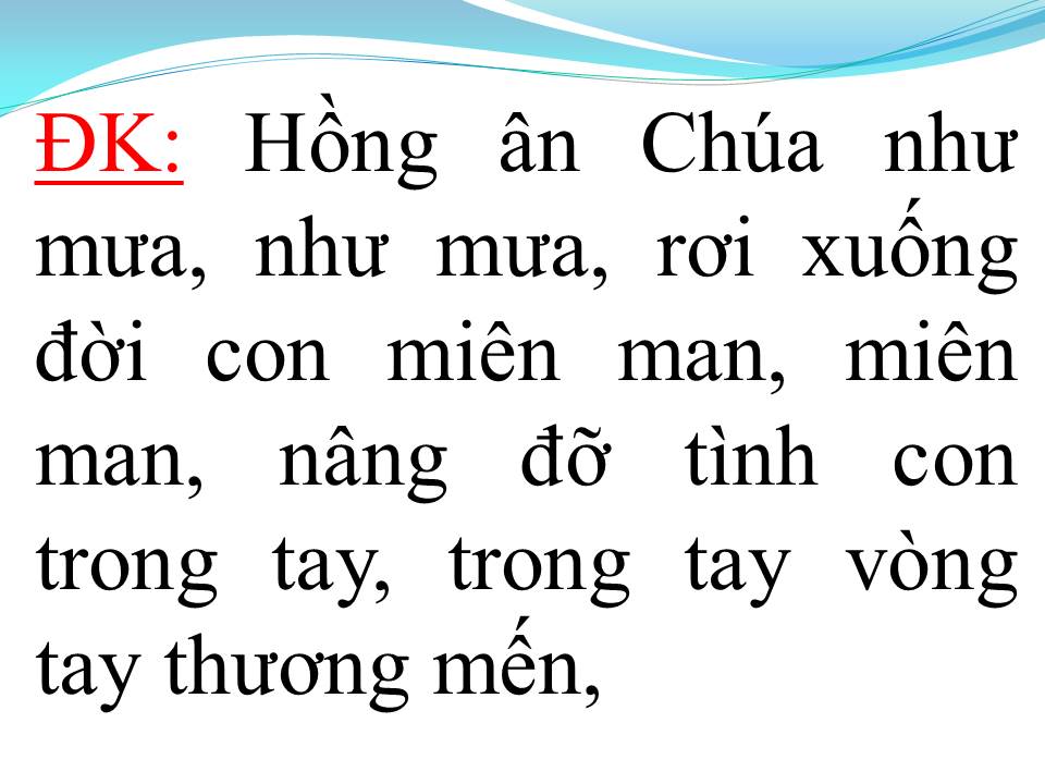 Lời bài hát BAO LA TÌNH CHÚA