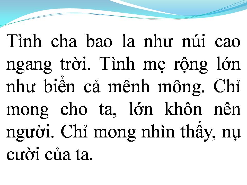 Lời bài hát ĐẠO LÀM CON