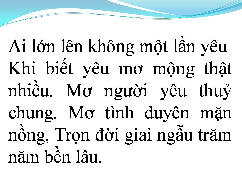 Lời bài hát HOÀNG TỬ TRONG MƠ