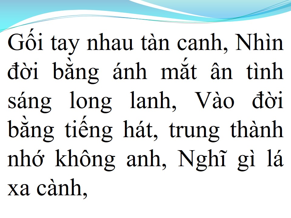 Lời bài hát HỒI TƯỞNG