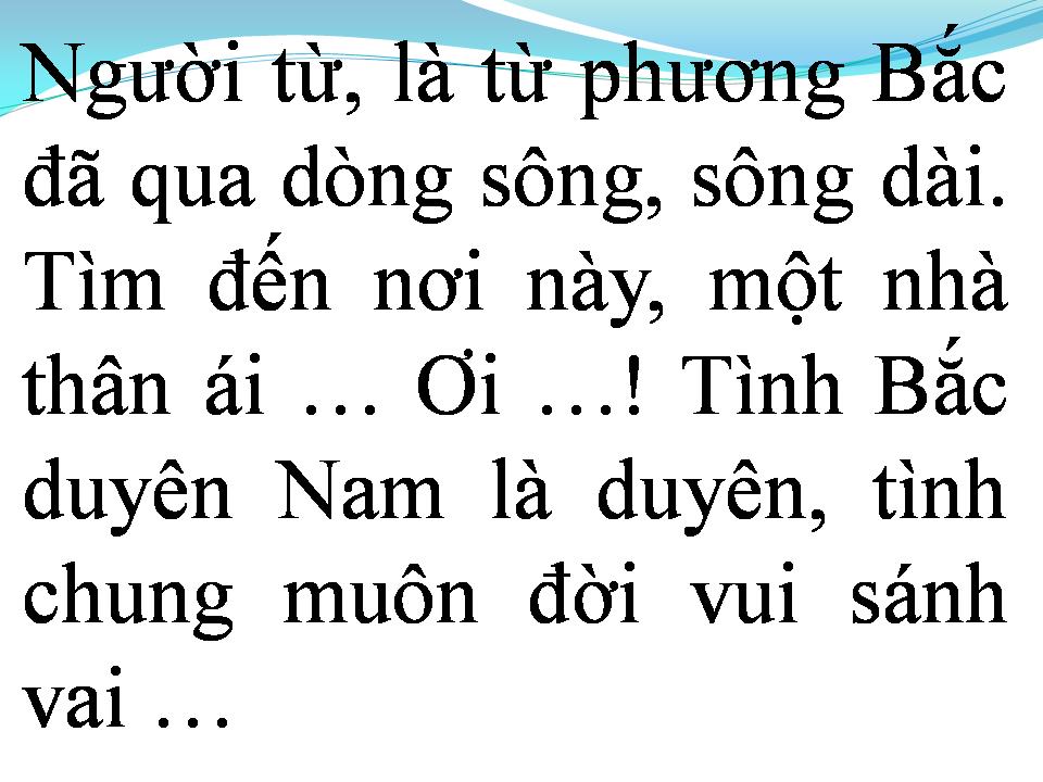 Lời bài hát KHÚC HÁT ÂN TÌNH