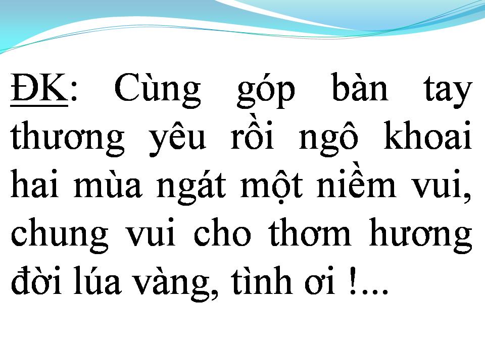 Lời bài hát KHÚC HÁT ÂN TÌNH