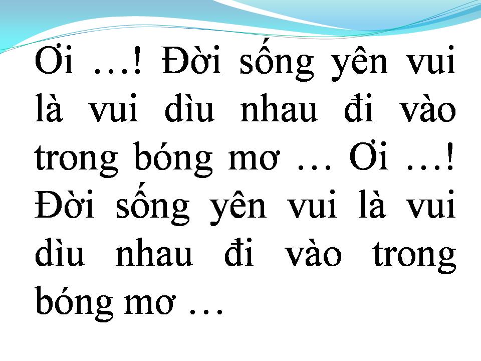 Lời bài hát KHÚC HÁT ÂN TÌNH
