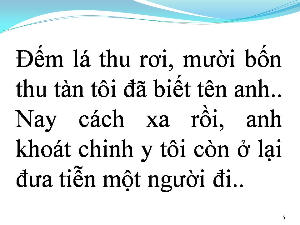 Lời bài hát MỘT NGƯỜI ĐI