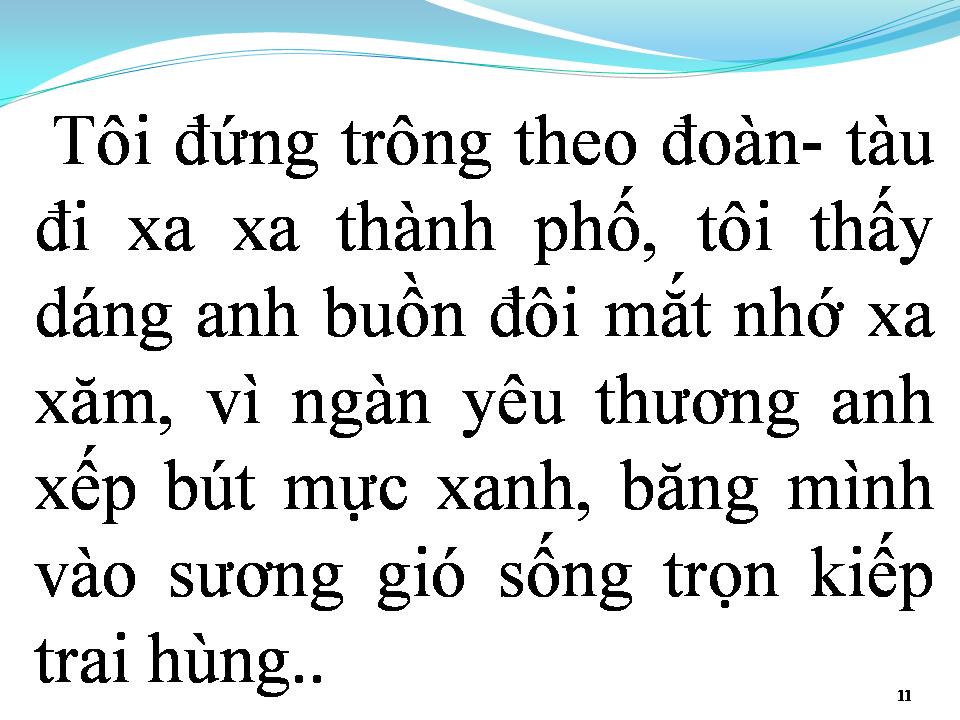Lời bài hát MỘT NGƯỜI ĐI