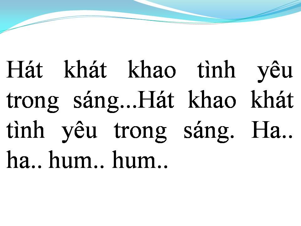 Lời bài hát RU EM TIẾNG SÓNG BIỂN