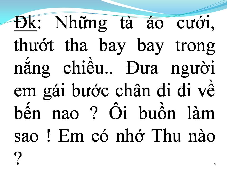 Lời bài hát TÀ ÁO CƯỚI