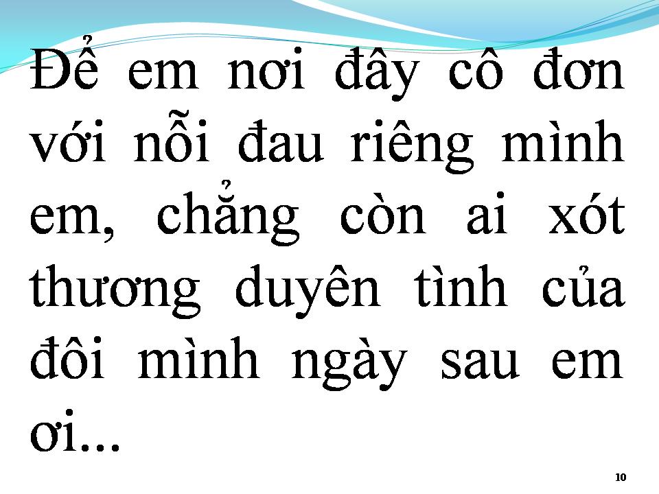 Lời bài hát TA CHẲNG CÒN AI
