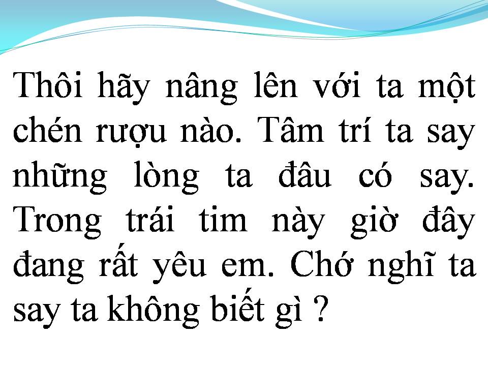 Lời bài hát TA ĐÂU CÓ SAY