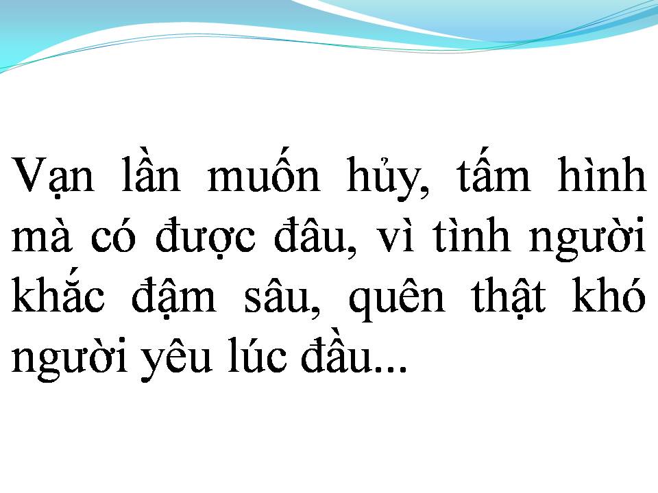 Lời bài hát TẤM ẢNH KHÔNG HỒN