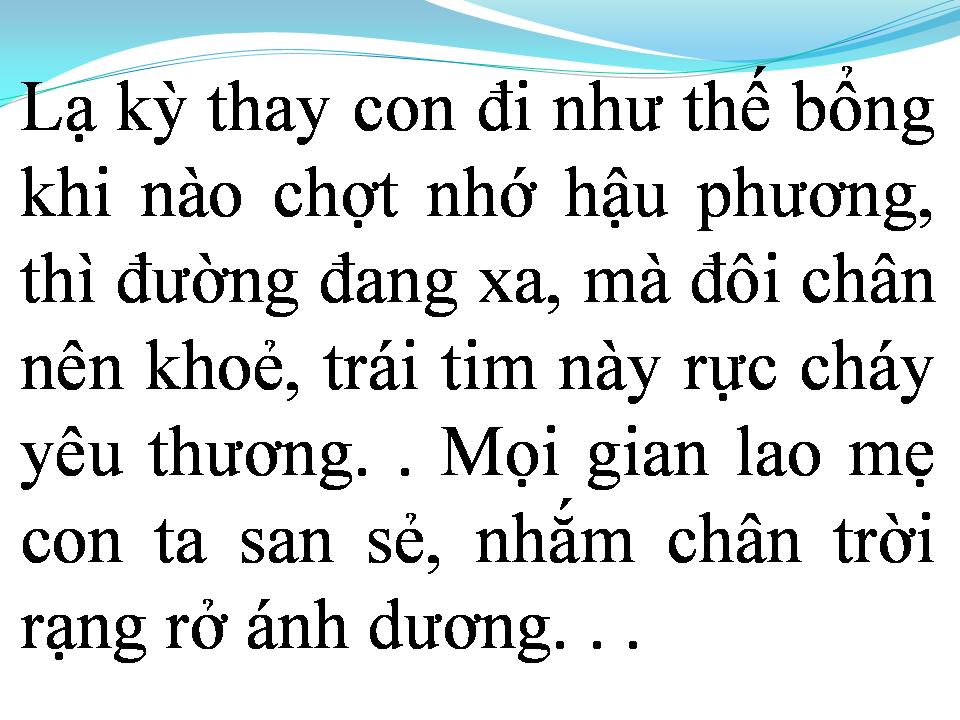 Lời bài hát TẤM ÁO MẸ VÁ NĂM XƯA