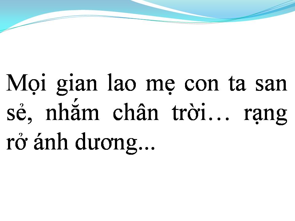Lời bài hát TẤM ÁO MẸ VÁ NĂM XƯA