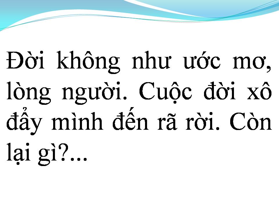Lời bài hát TÂM HỒN CÔ ĐƠN