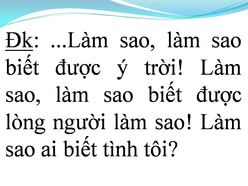 Lời bài hát TÂM HỒN CÔ ĐƠN