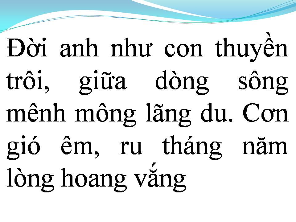Lời bài hát TÂM HỒN XAO ĐỘNG