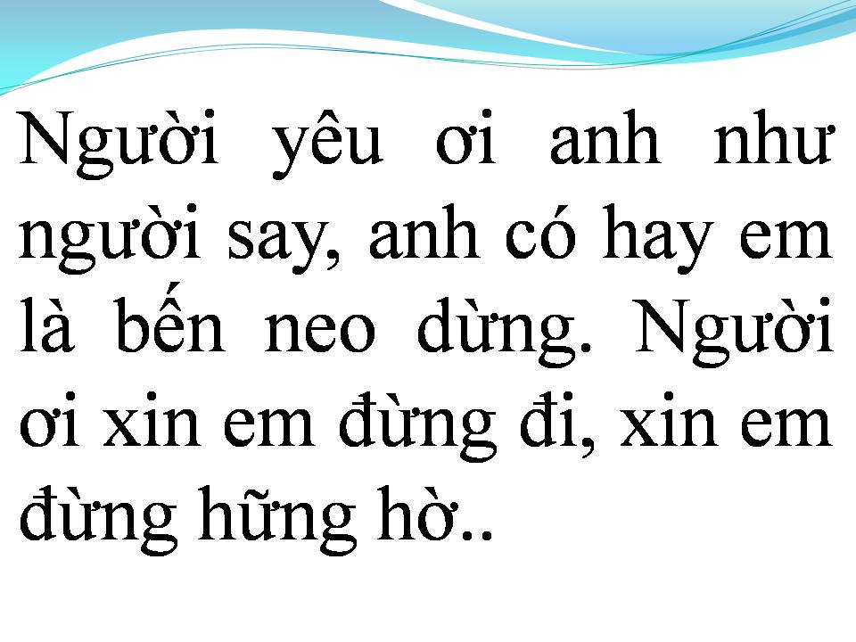 Lời bài hát TÂM HỒN XAO ĐỘNG