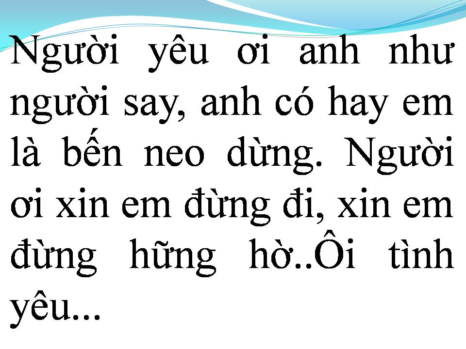 Lời bài hát TÂM HỒN XAO ĐỘNG