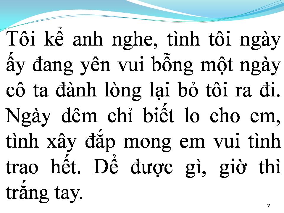 Lời bài hát TÂM SỰ HAI NGƯỜI ĐÀN ÔNG