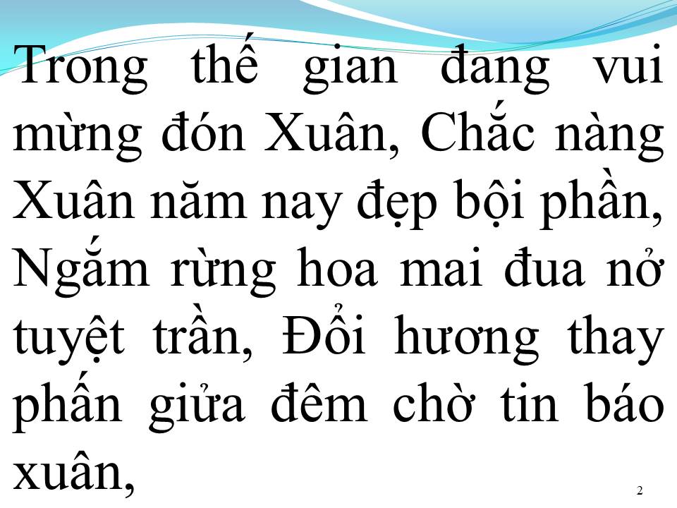 Lời bài hát TÂM SỰ NÀNG XUÂN