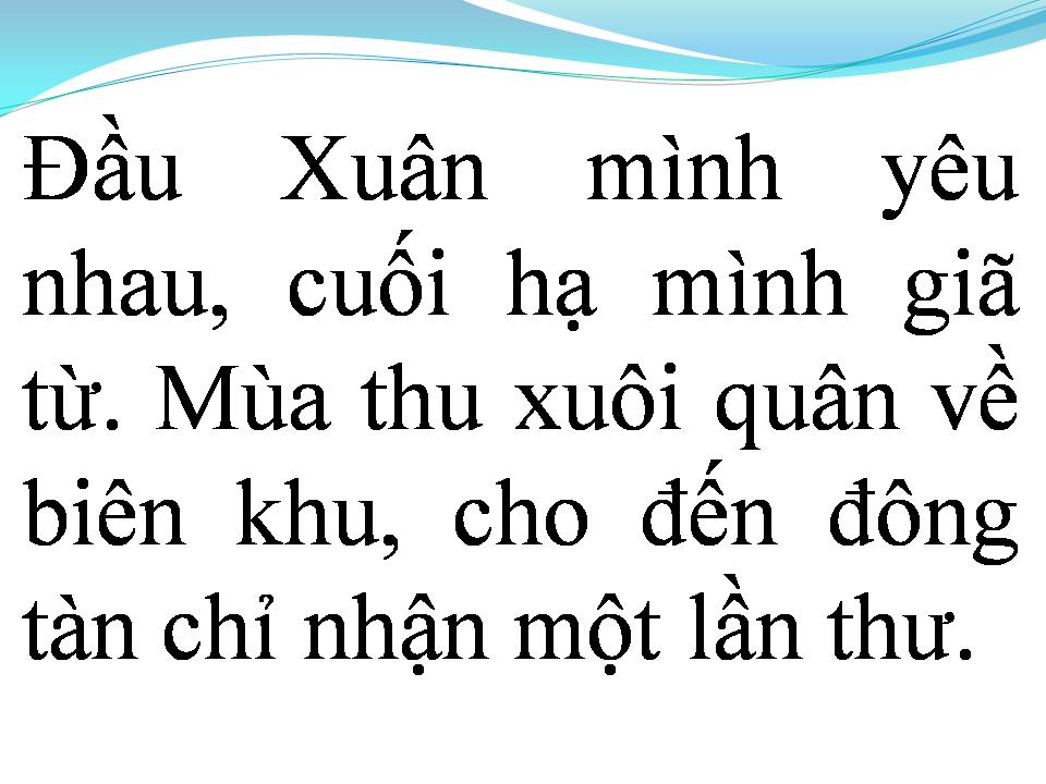 Lời bài hát TÂM SỰ NGƯỜI LÍNH TRẺ