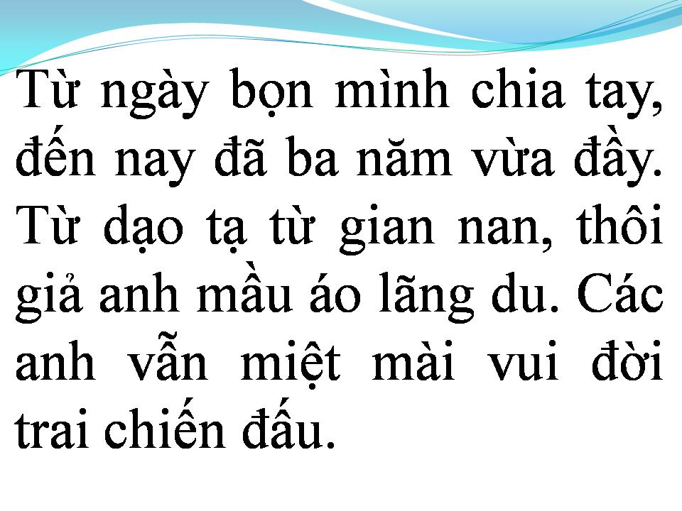 Lời bài hát TÂM SỰ NGƯỜI THƯƠNG BINH