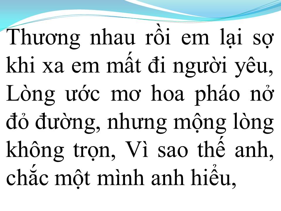 Lời bài hát TÂM SỰ VỚI ANH